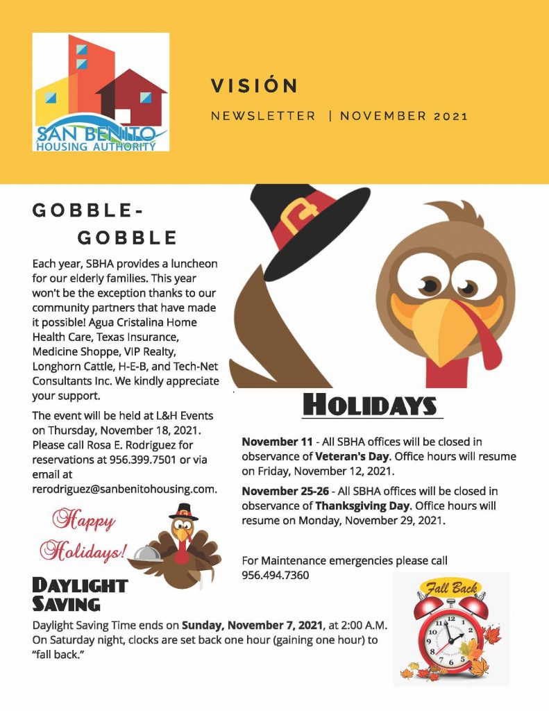 RESIDENTS San Benito Housing Authority